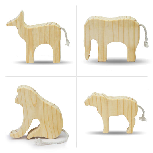 Wooden Animal Educational Toy for Toddlers & Kids