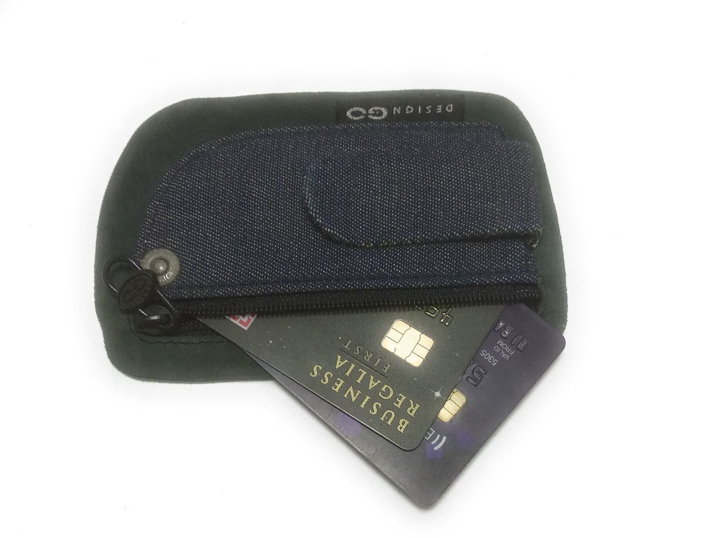 Leather Key Pouch Purse for Women