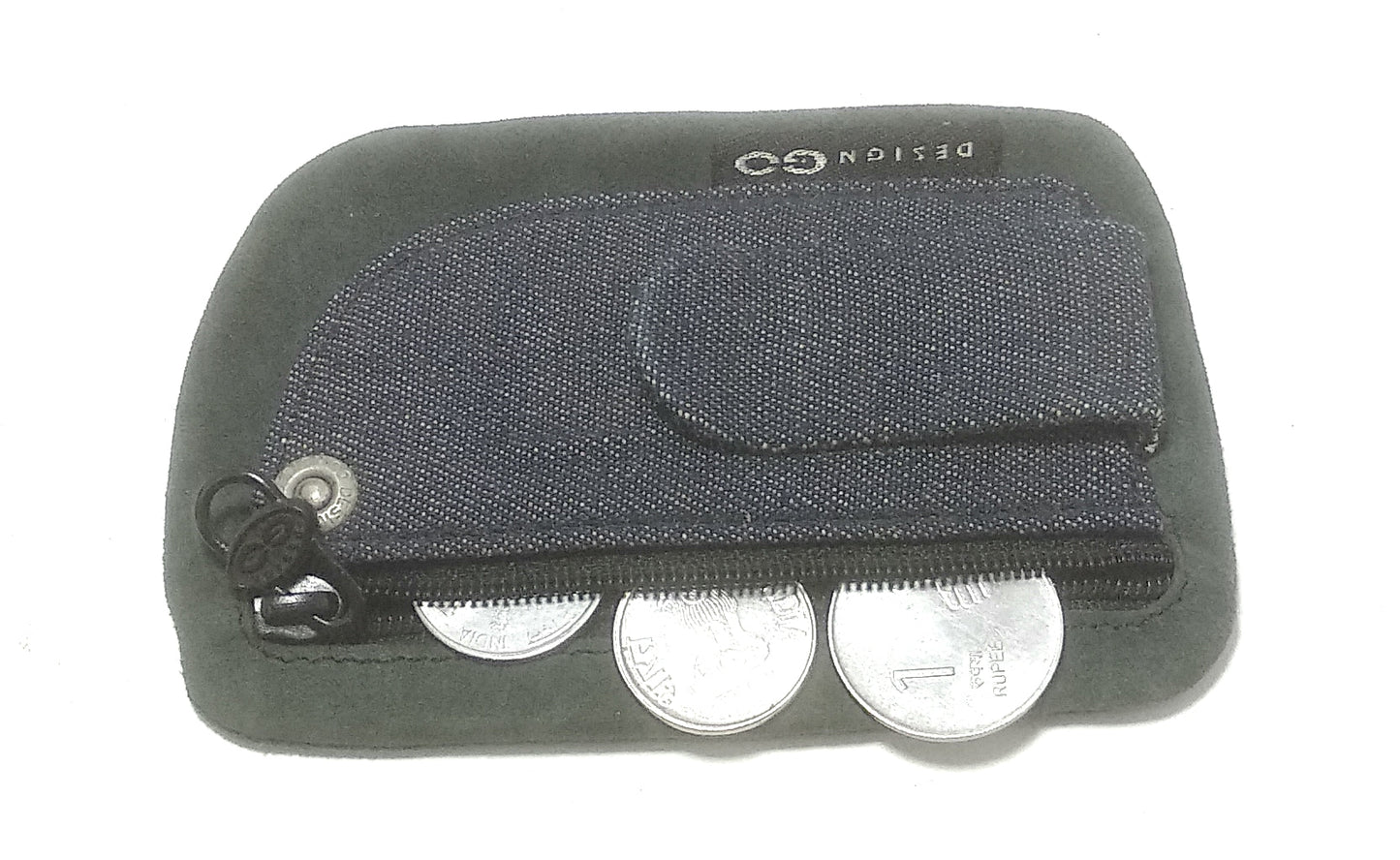 Leather Key Pouch Purse for Women