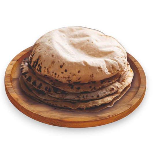 Wooden Roti Tray with Carved Design