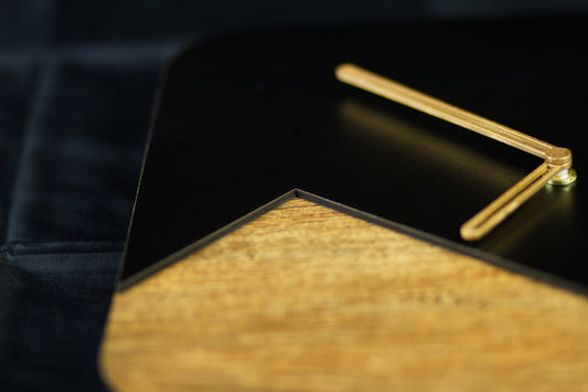 Wooden Non Ticking Wall Clock
