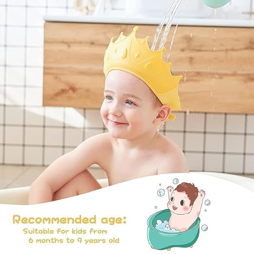 Baby bath Shower Cap, Bath Visor hat for Eye and Ear wash Protection