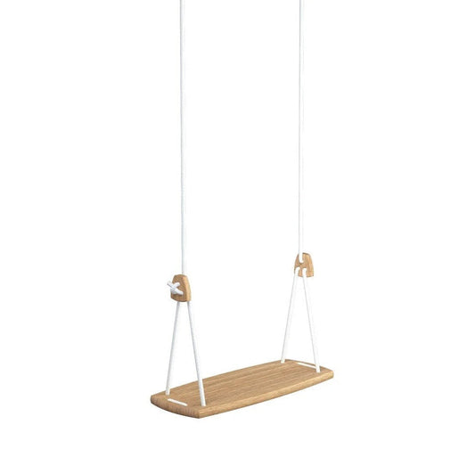 Kids Wooden Swing Set Indoor & Outdoor Playground Swing With Rope And Handle Suitable For 3 To 10 Years