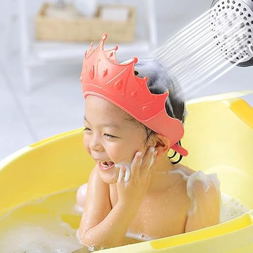 Baby bath Shower Cap, Bath Visor hat for Eye and Ear wash Protection