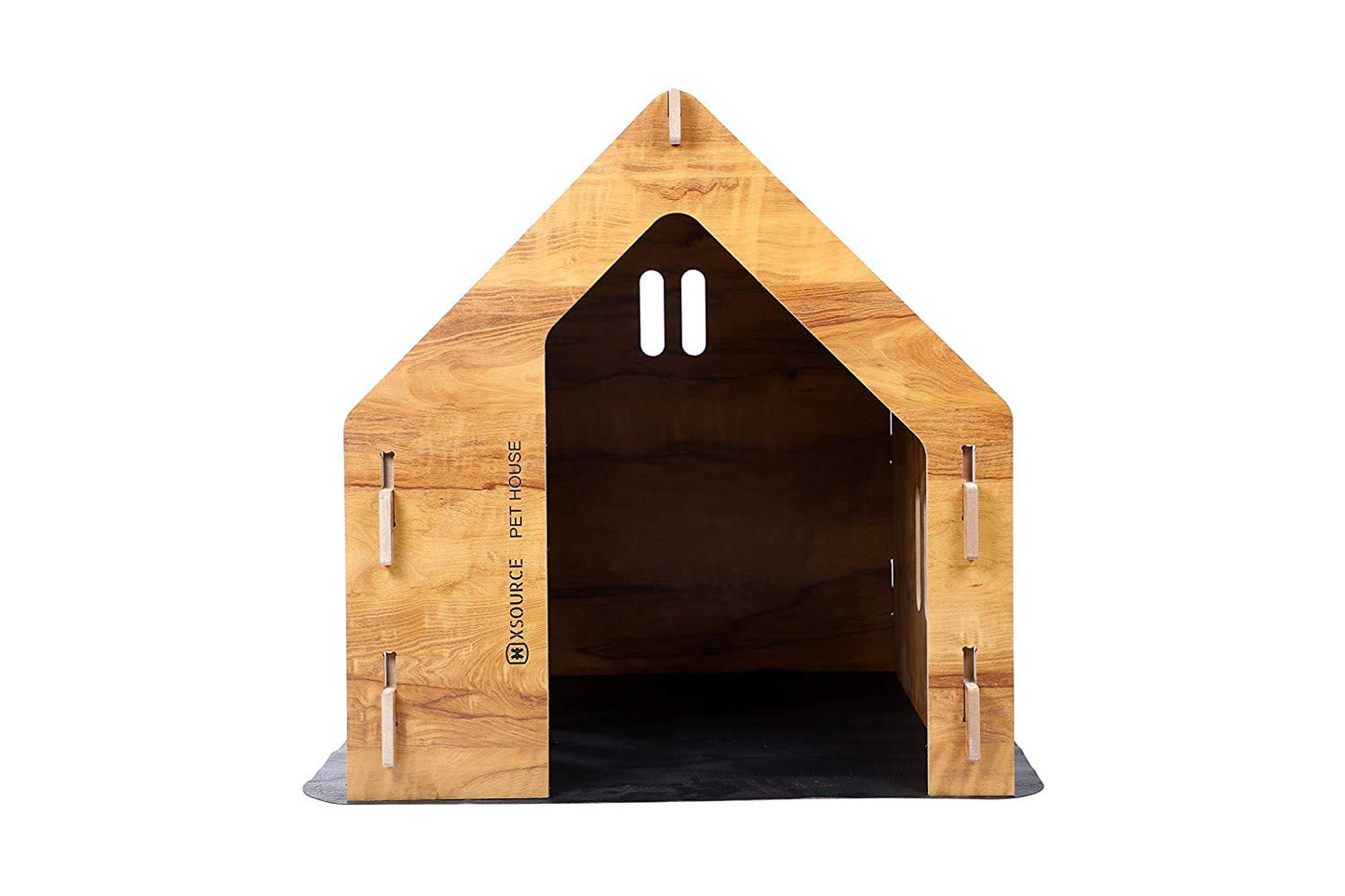 Wooden Foldable Pet House for Dog and Cat with Removable Cushion (Big)