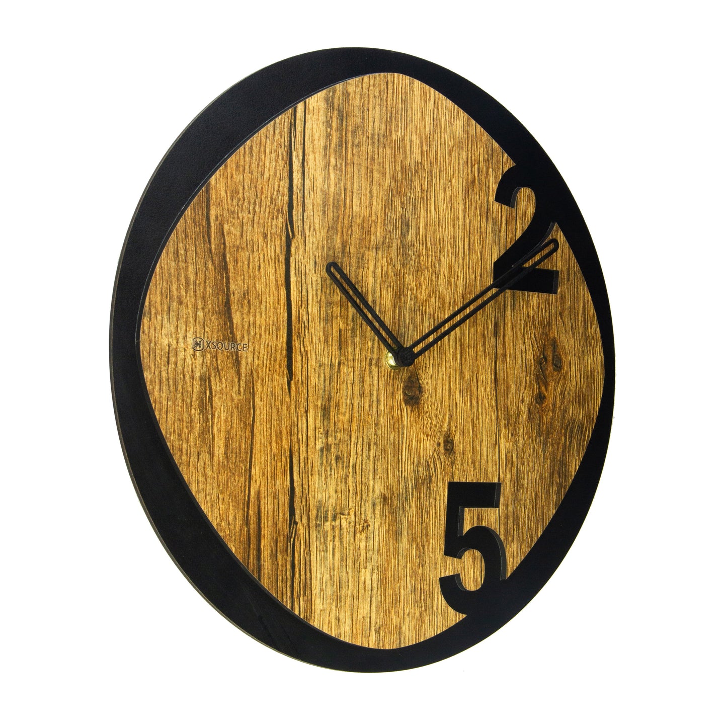 Wooden Non Ticking Wall Clock