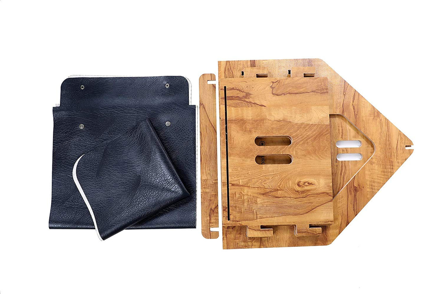 Wooden Foldable Pet House for Dog and Cat with Removable Cushion (Big)