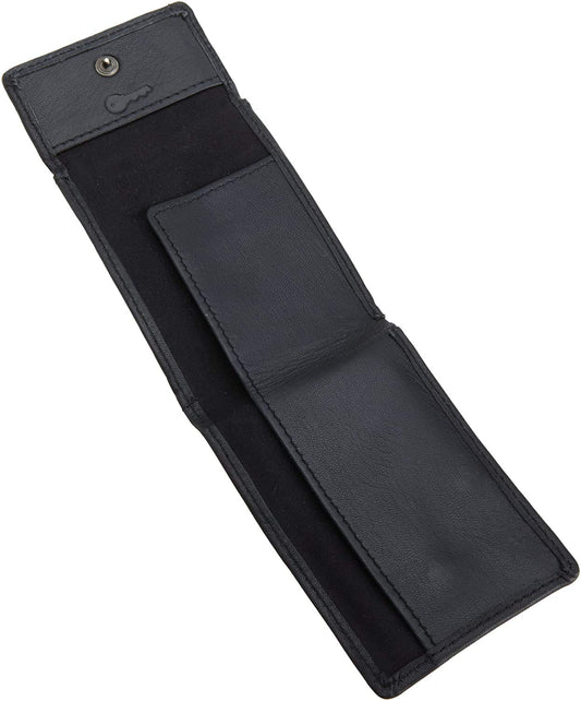 Black Leather Men's Wallet