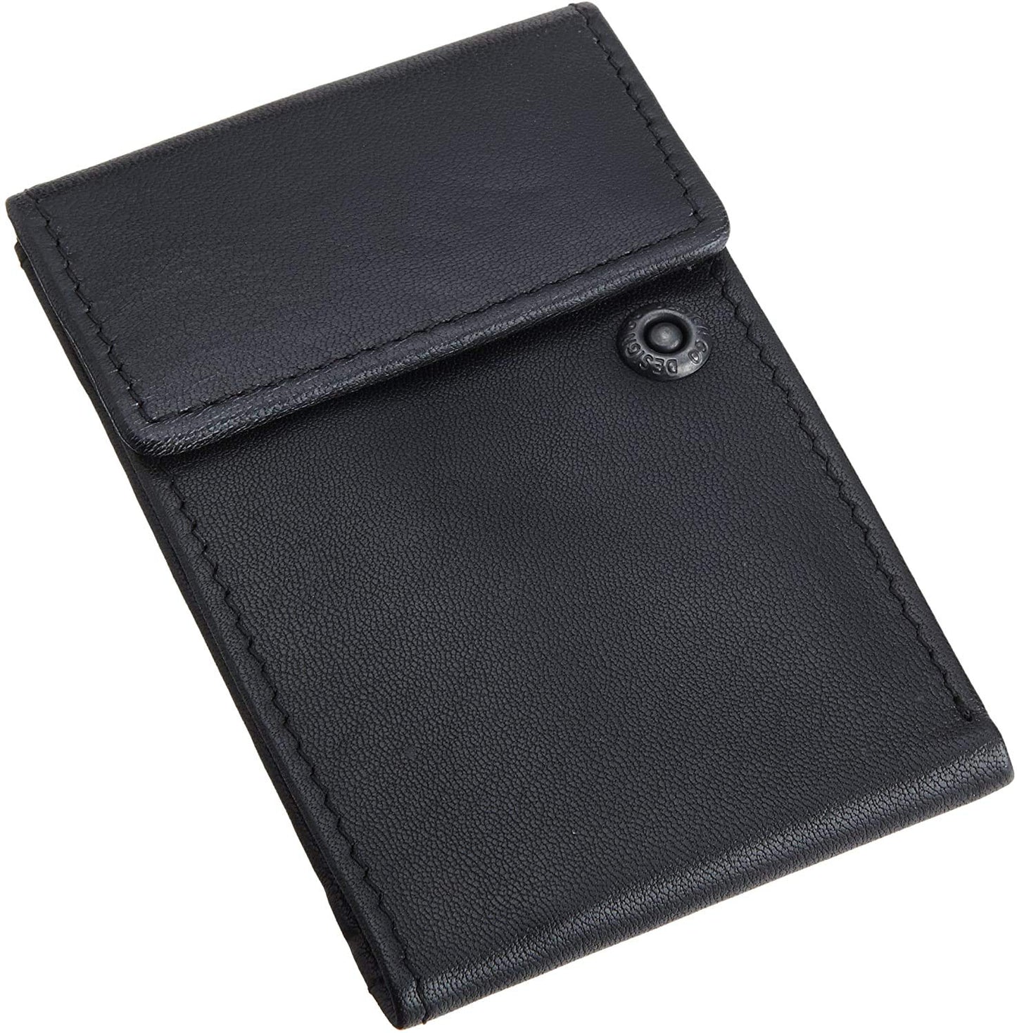 Black Leather Men's Wallet