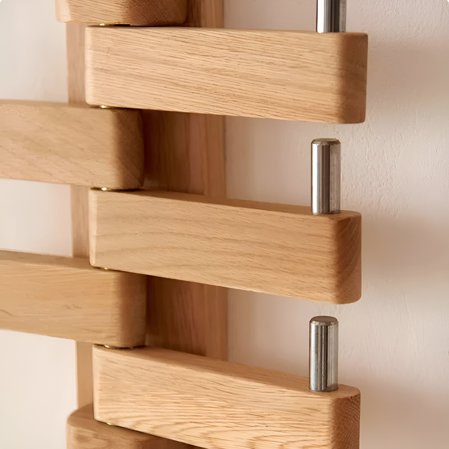 Wooden Wall Mounted Foldable Key Hanger for Home & Office