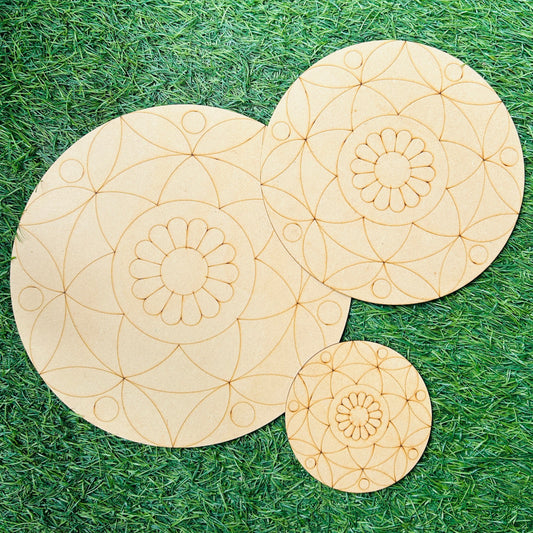 Mandala Wall Hanging With Mirror Work Decor for Home