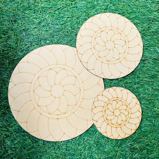 Mandala Wall Hanging With Mirror Work Decor for Home