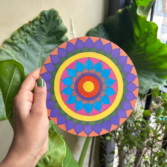 Mandala Wall Hanging With Mirror Work Decor for Home