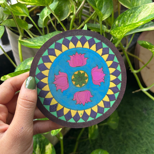 Mandala Wall Hanging With Mirror Work Decor for Home