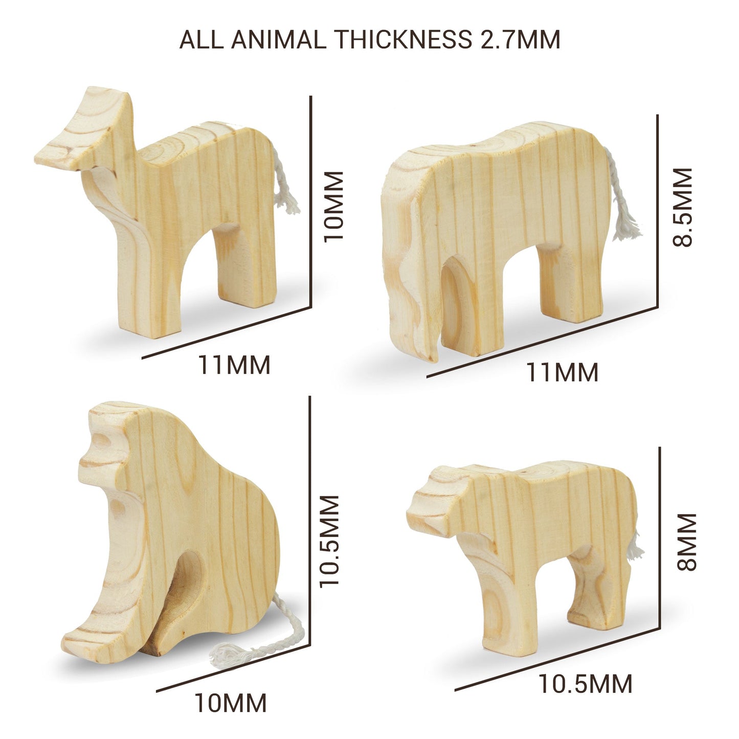 Wooden Animal Educational Toy for Toddlers & Kids