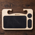 Wooden Steering Wheel Car Food Tray - Birch Ply Lap Desk