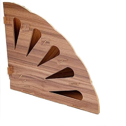 Wooden Foldable Desktop File Organizer