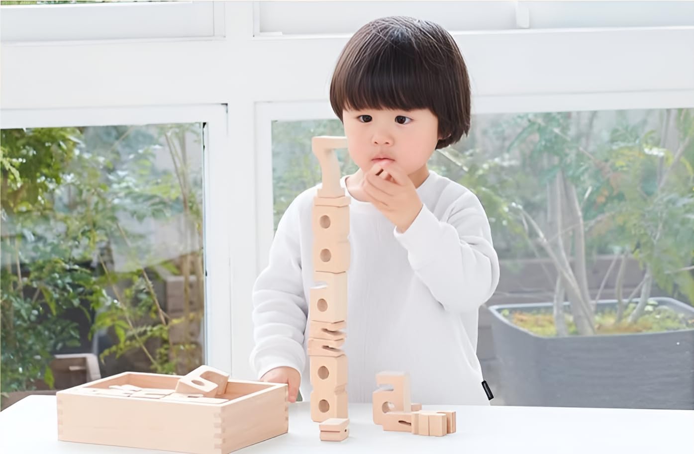 Wooden Number Blocks for Kids