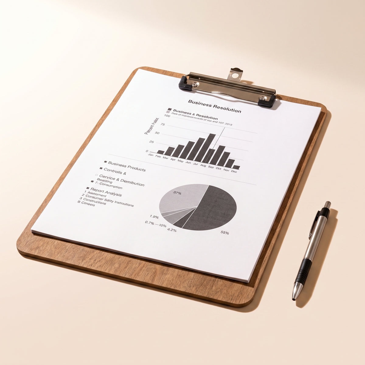 Wooden Clipboard with Metal Clip - 6 Premium Finishes (MOQ 2)