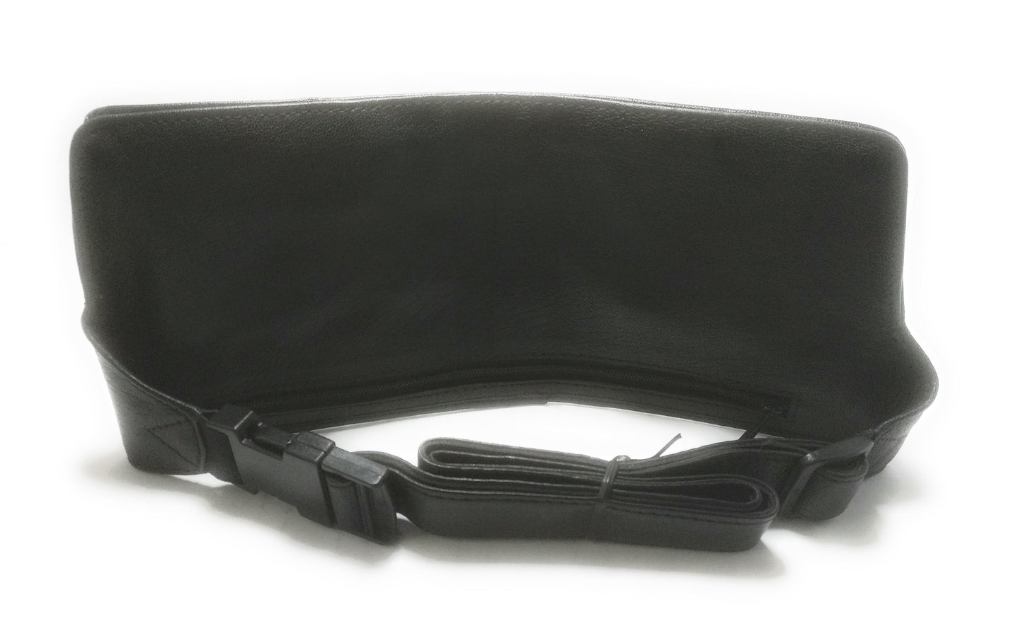 Leather Waist Bag with Adjustable Strap and Wallet with Passport and Card Holder