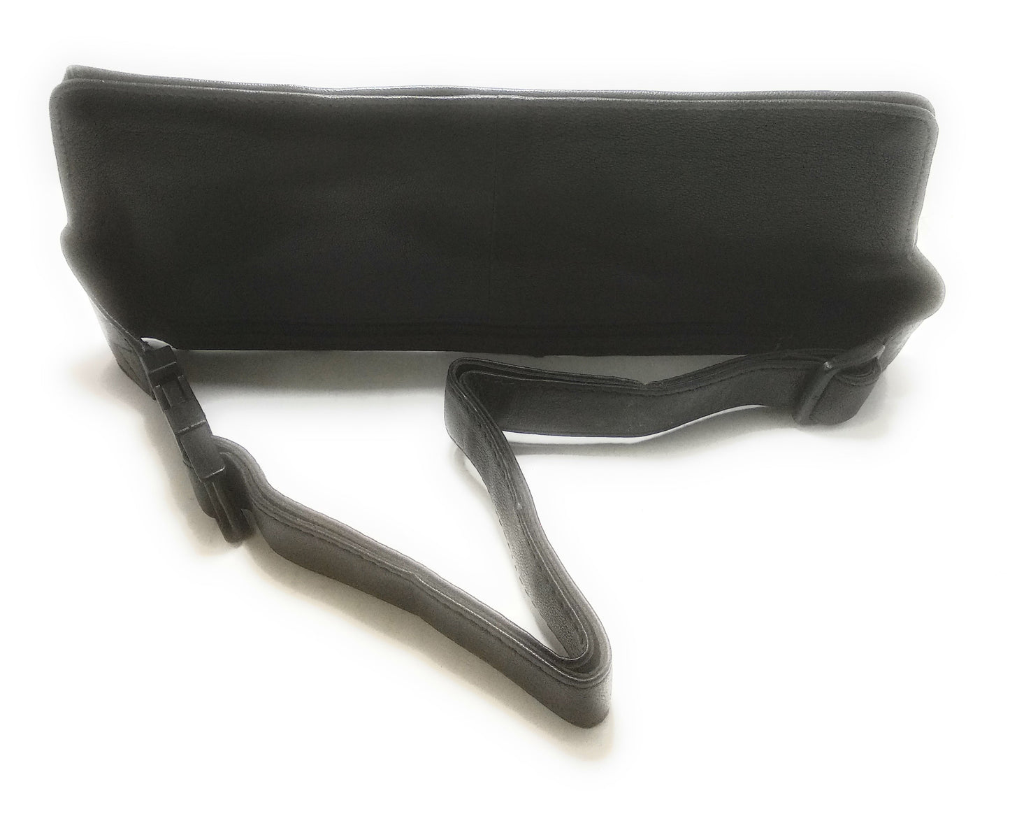 Leather Waist Bag with Adjustable Strap and Wallet with Passport and Card Holder