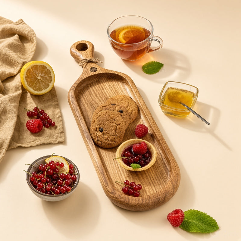 Wooden Serving Platter - Seasoned Pine, 3 Designs
