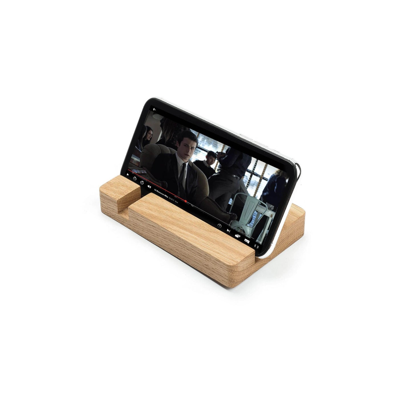 Wooden Desk Organizer Set – Laptop Stand, Mobile Holder & Cable Organizer Combo for Office