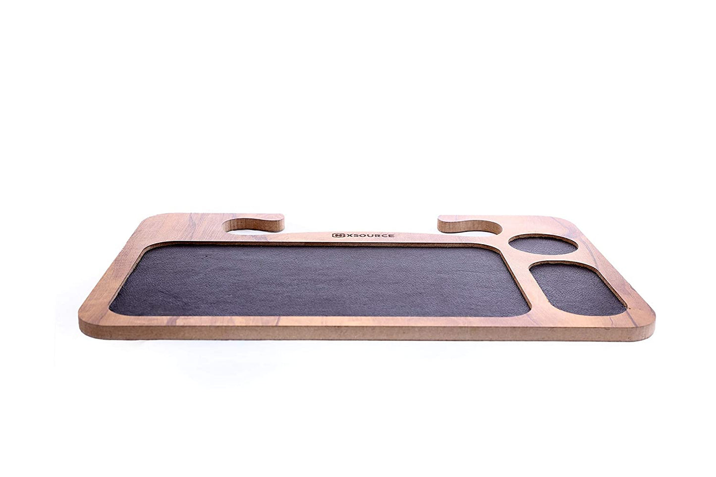 Wooden Multifunctional Car Desk-Laptop, Food, Steering Wheel, Tray, Drink Holder