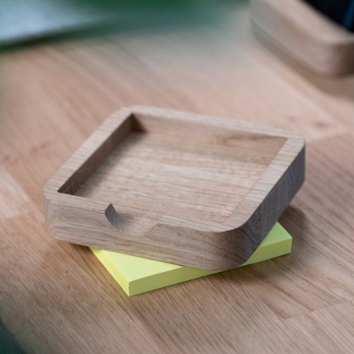 Wooden Desk Organiser Tray with Compartments - Design 4 (Modular Set)