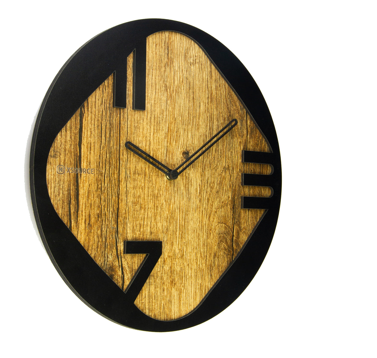 Wooden Non Ticking Wall Clock