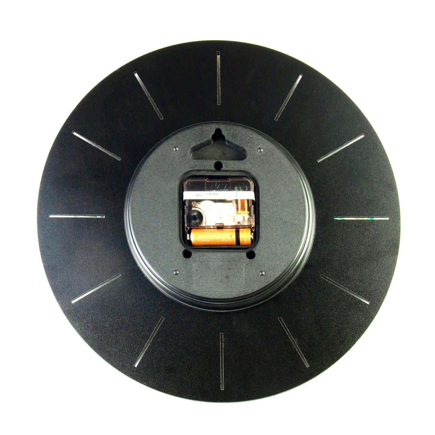 Wooden Non Ticking Wall Clock