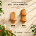 Wooden Wall Shelf - Seasoned Pine, 1 Tier or 2 Tier
