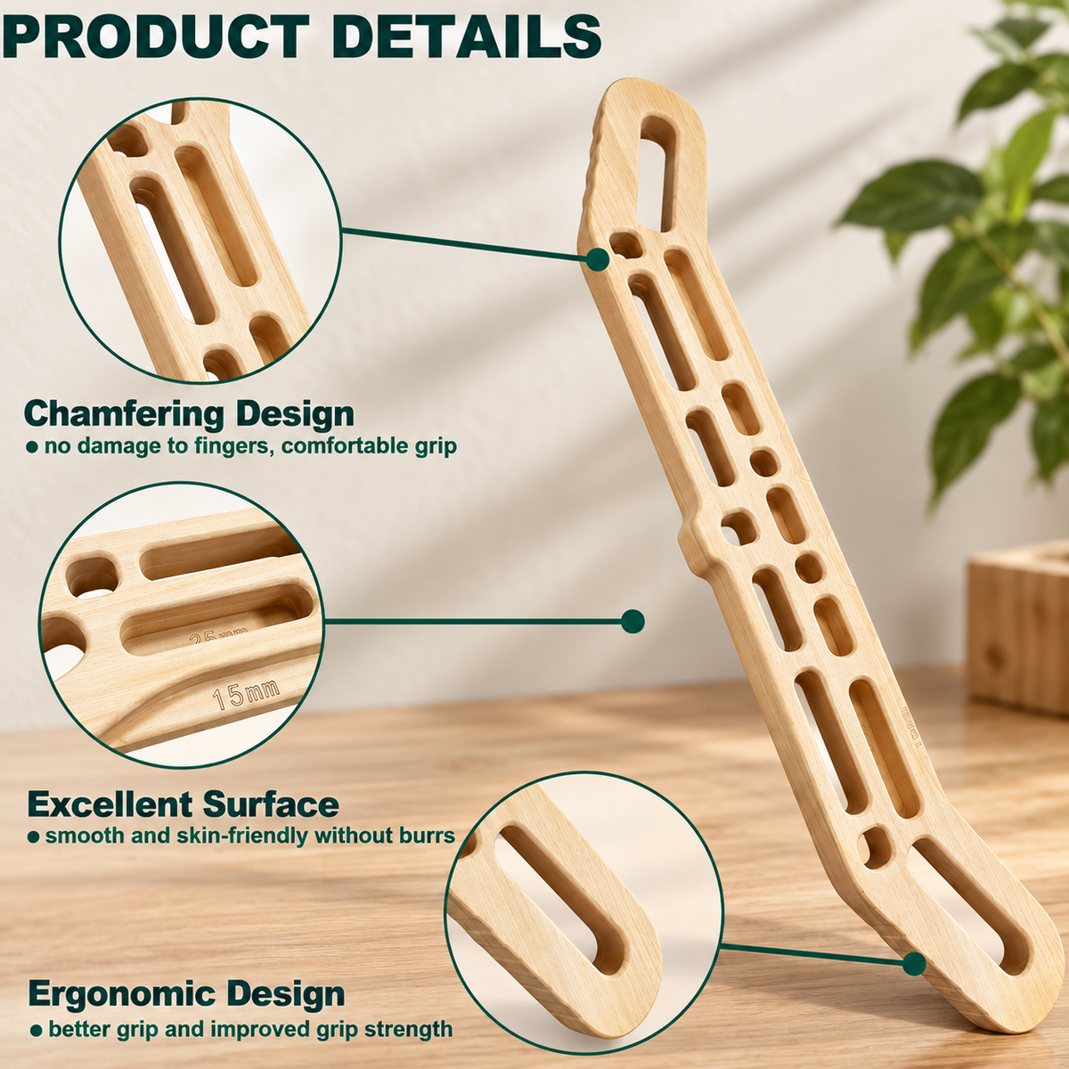 Wooden Hanging Board - Seasoned Pine, Large