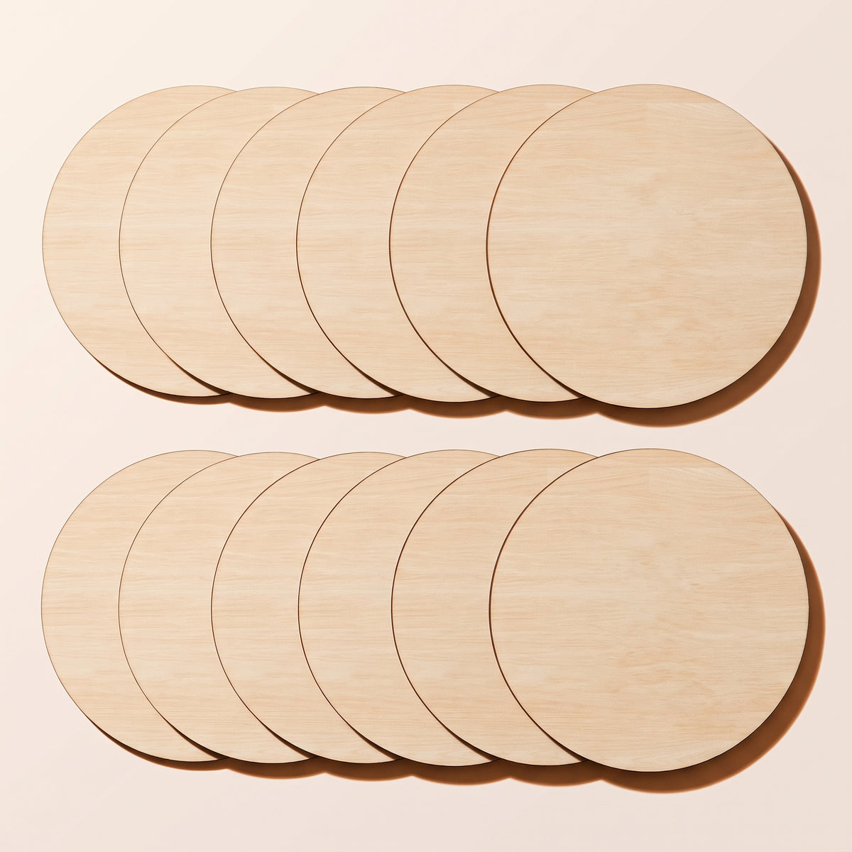 Wooden Mandala Decorative Plates - Set of 2, 5 Sizes