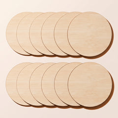 Wooden Mandala Decorative Plates - Set of 2, 5 Sizes