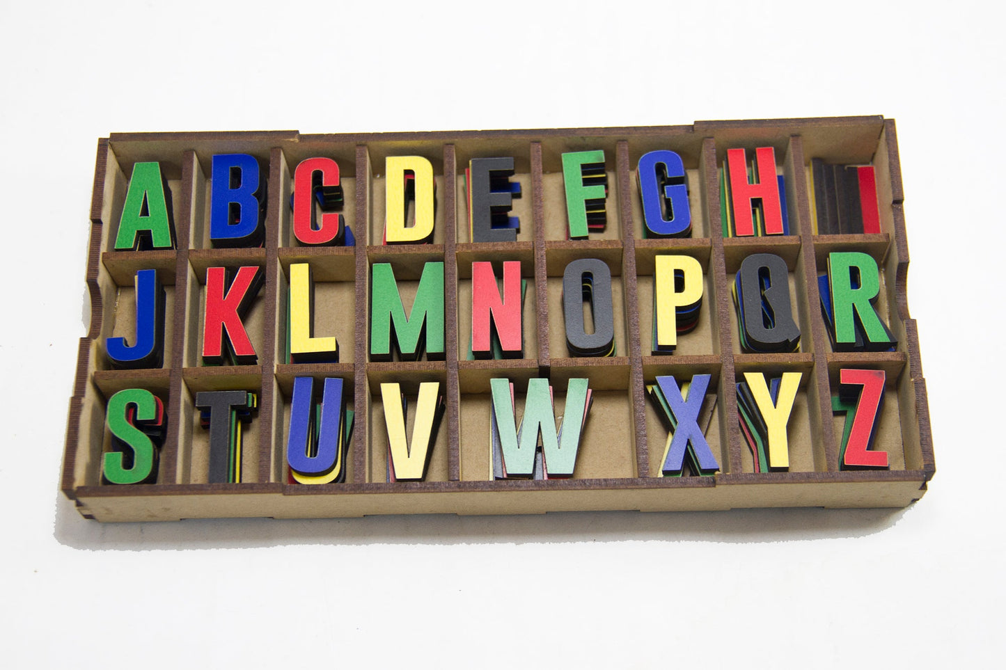 Wooden Alphabet Letters for Kids (130 Pieces, Ages 3+)