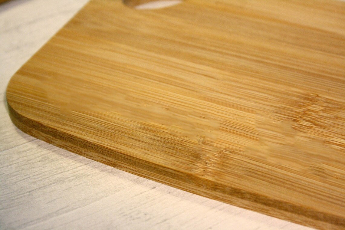 Wooden Chopping Board - Natural Rubberwood, Small/Large/With Serving Plate