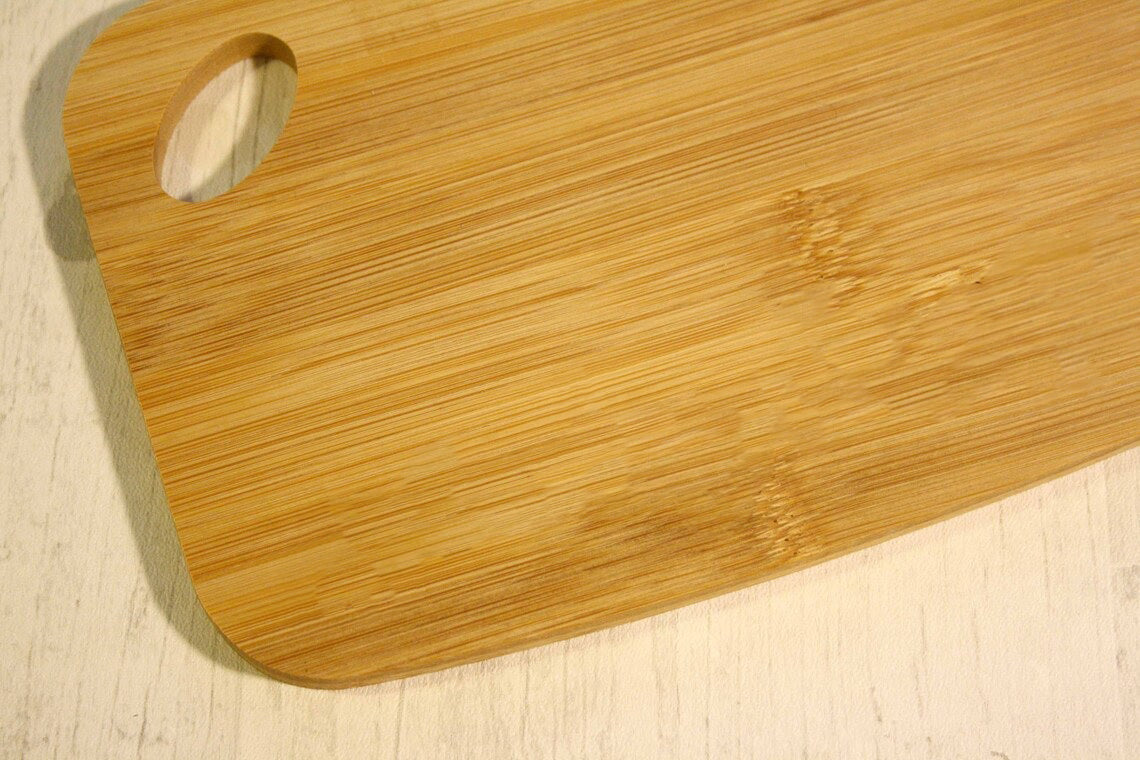 Wooden Chopping Board - Natural Rubberwood, Small/Large/With Serving Plate