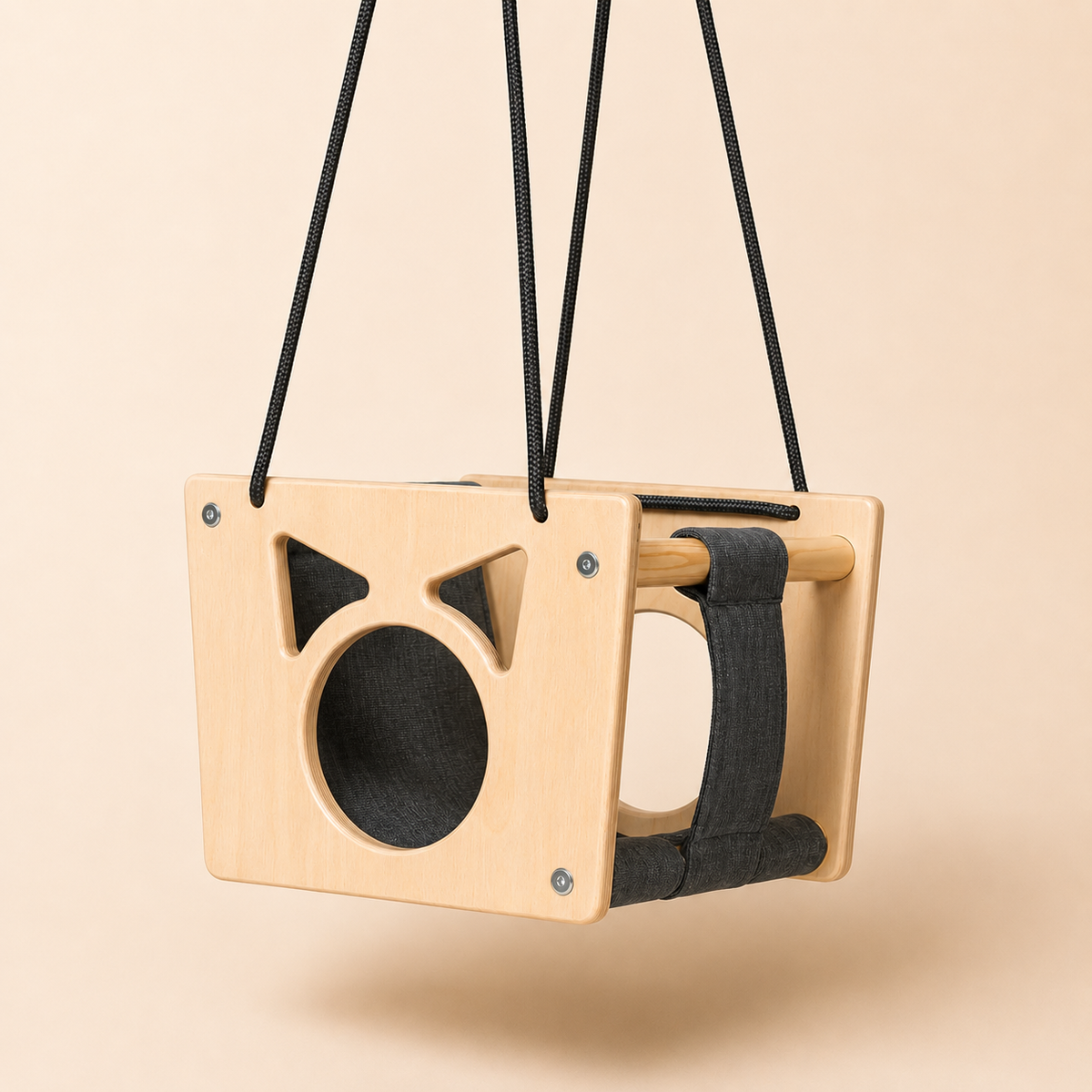 Montessori Wooden Baby Swing with Safety Harness (Mini)
