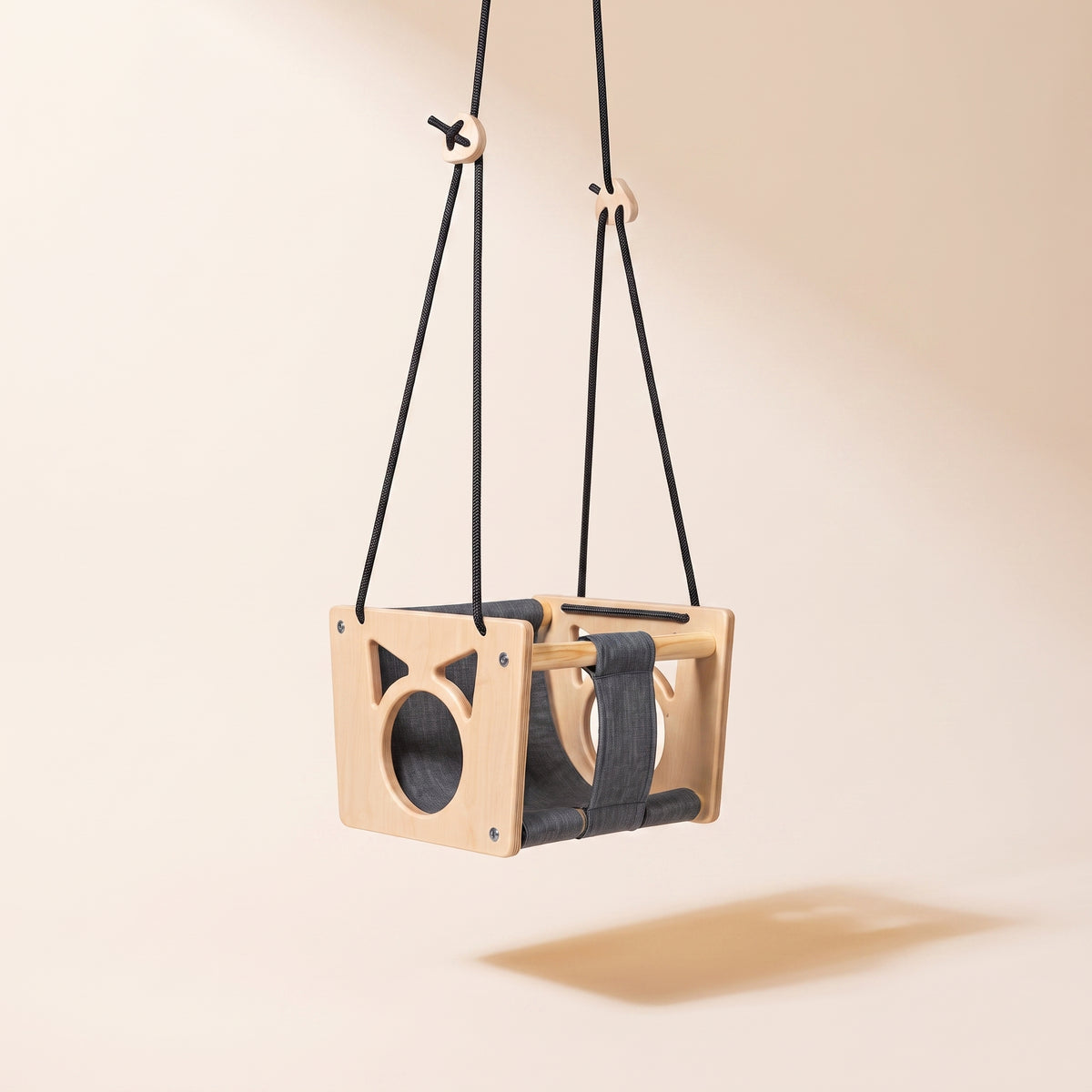 Montessori Wooden Baby Swing with Safety Harness (Mini)