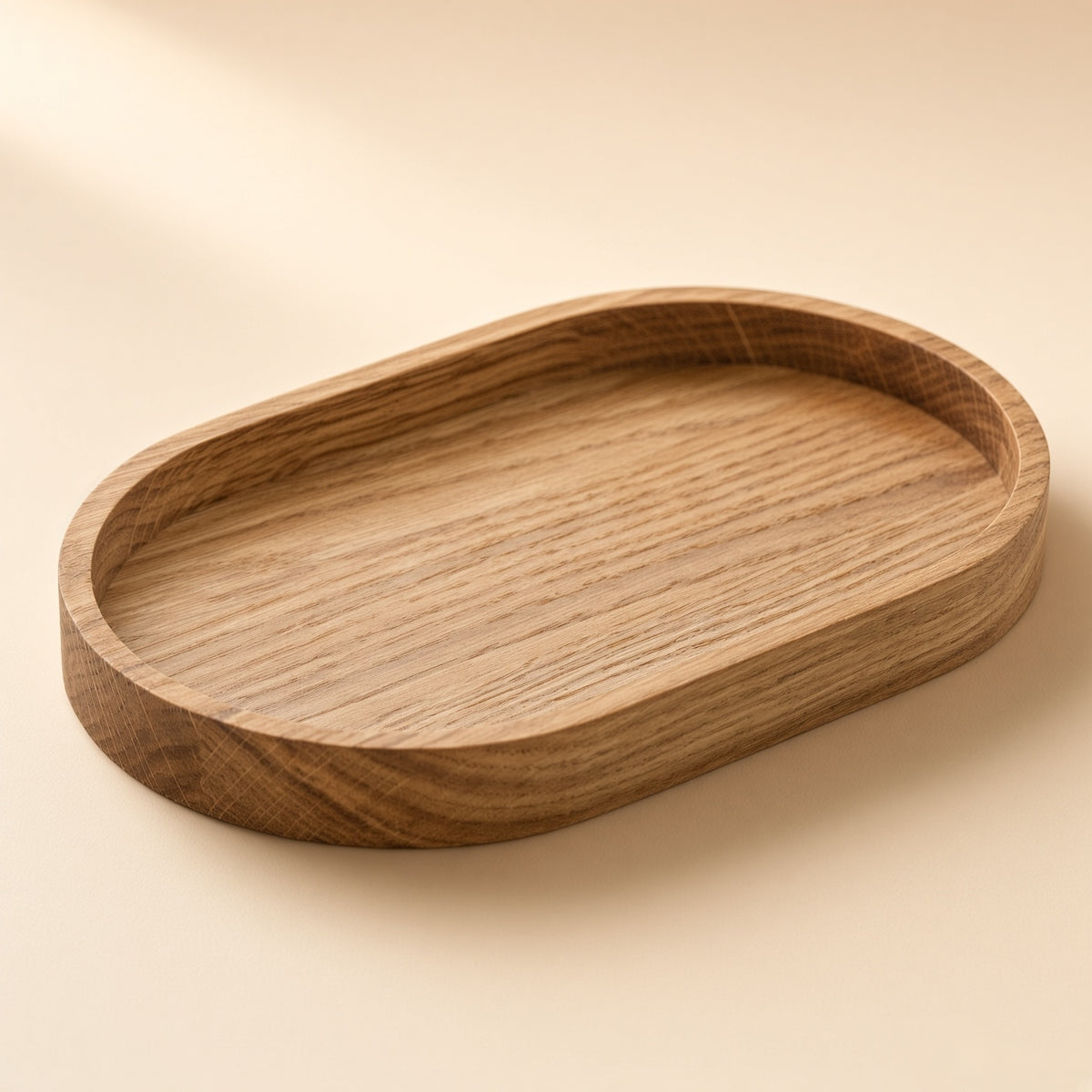 Wooden Oval Serving Plate - Seasoned Pine, Large/Small