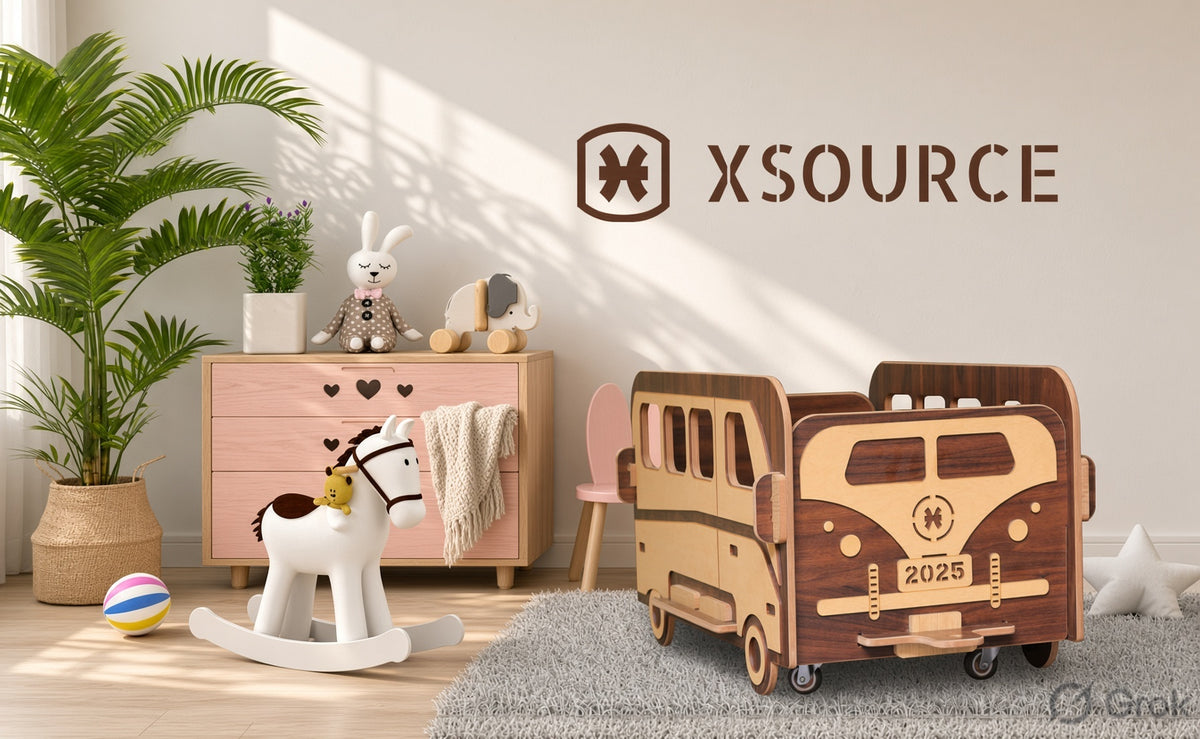 Wooden Toy Bus - Large Sturdy Centrepiece Toy for Kids