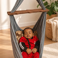 Wooden Cradle Swing Rope - Thotil Kambu Baby Cradle Hanger with Cotton Strap
