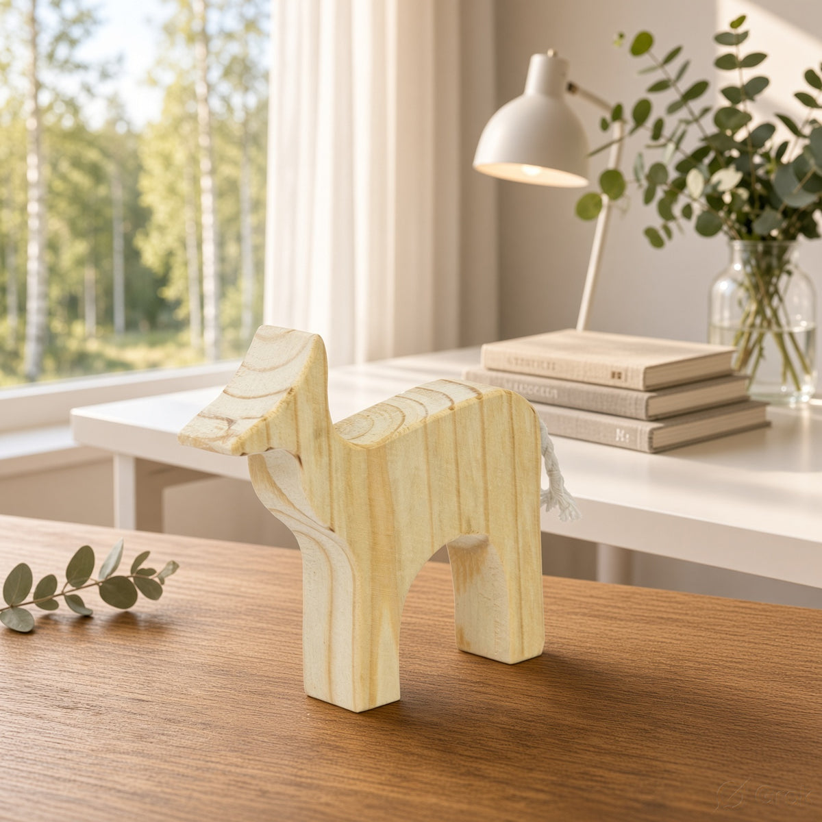 Wooden Animal Toy Figures - Deer, Elephant, Monkey & Lion, Single or Combo Set of 4
