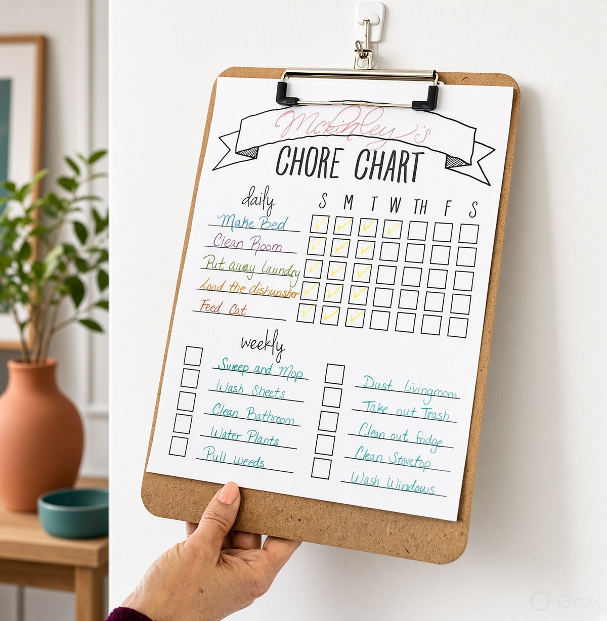 Wooden Clipboard with Metal Clip - 6 Premium Finishes (MOQ 2)