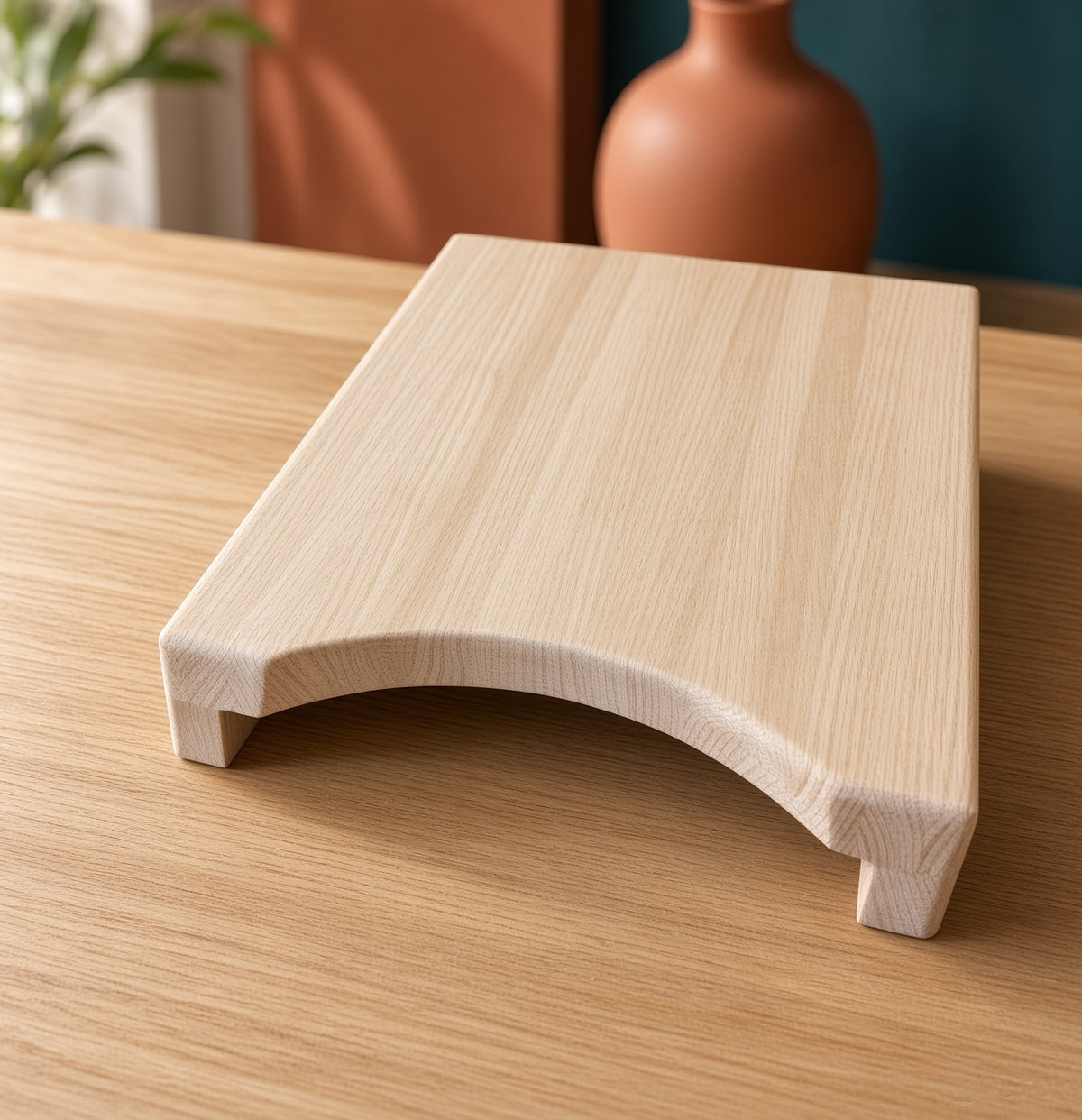Wooden Chopping Board - Natural Rubberwood, Small/Large/With Serving Plate
