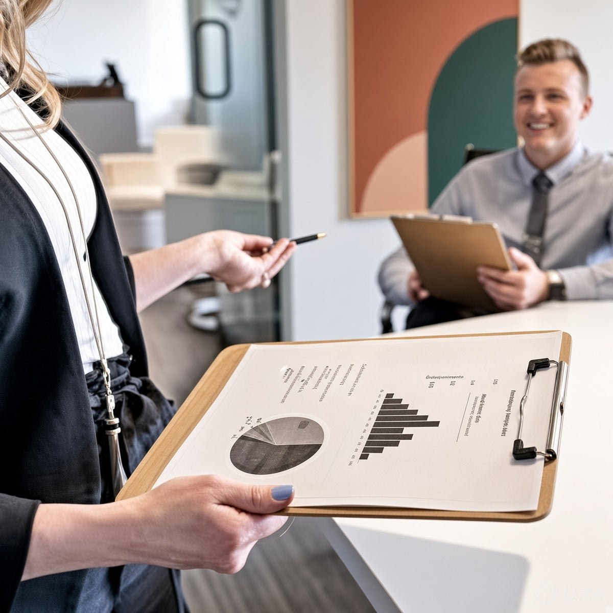 Wooden Clipboard with Metal Clip - 6 Premium Finishes (MOQ 2)