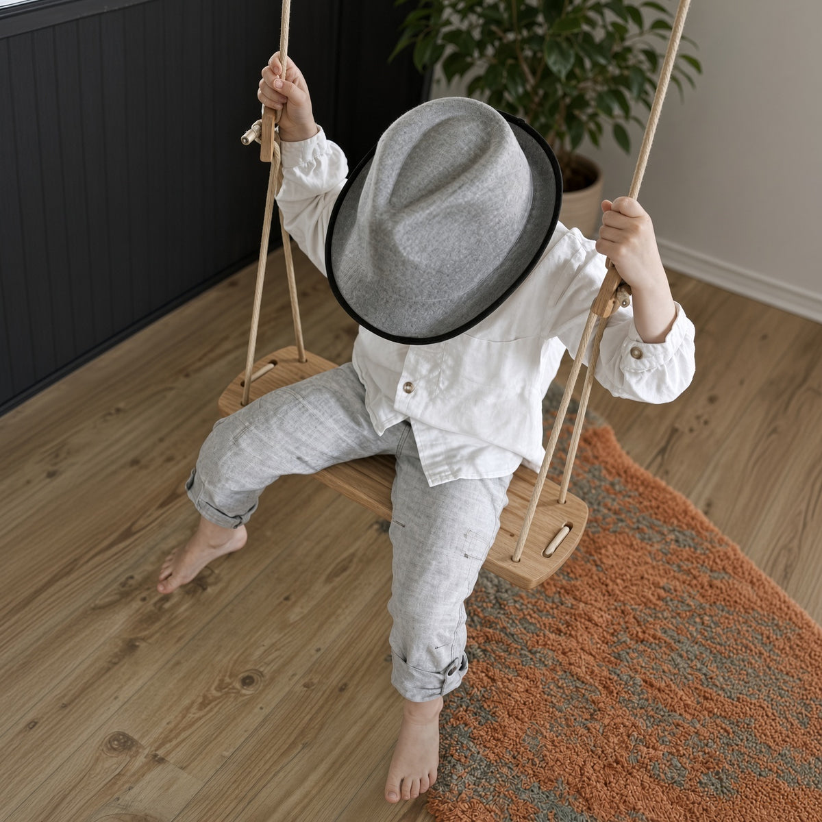 Wooden Swing for Kids - Line / Grand