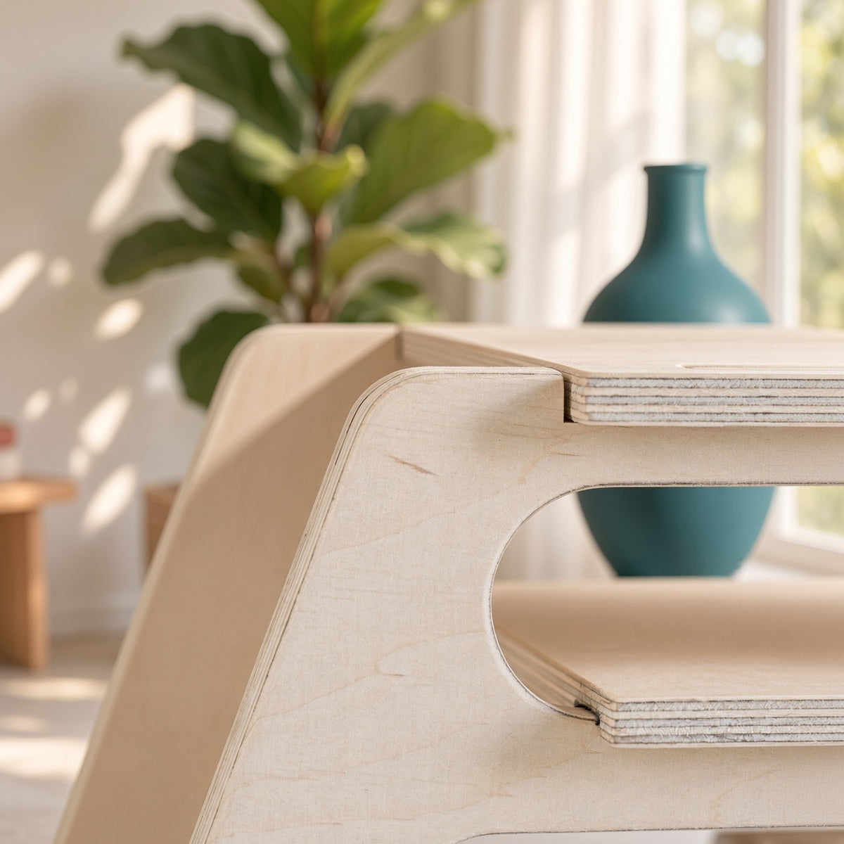 Wooden Monitor Stand - Design 1